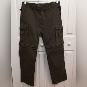 BC Clothing Co. Convertible Cargo Pants M/MX30 Army Green